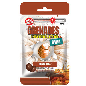 Grenades Gum - Crazy Cola 30pcs