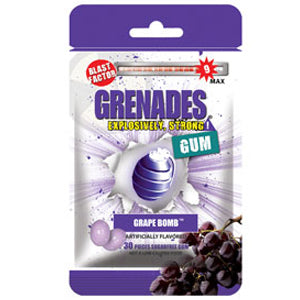 
            
                Load image into Gallery viewer, Grenades Gum - Grape Bomb 30pcs
            
        
